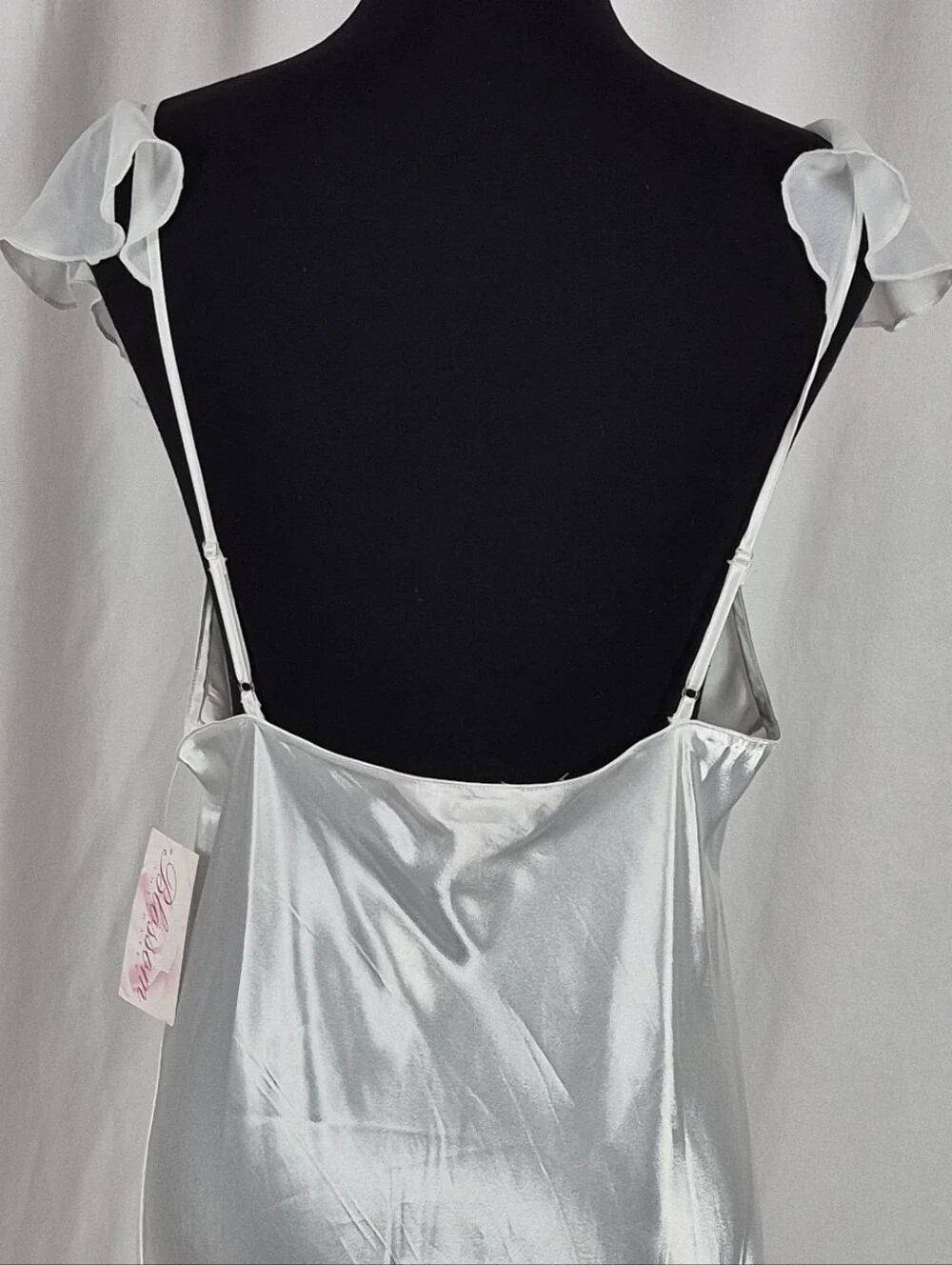 Blossom Intimates Vintage 90s - Y2K Bridal Satin Nightgown - Size L